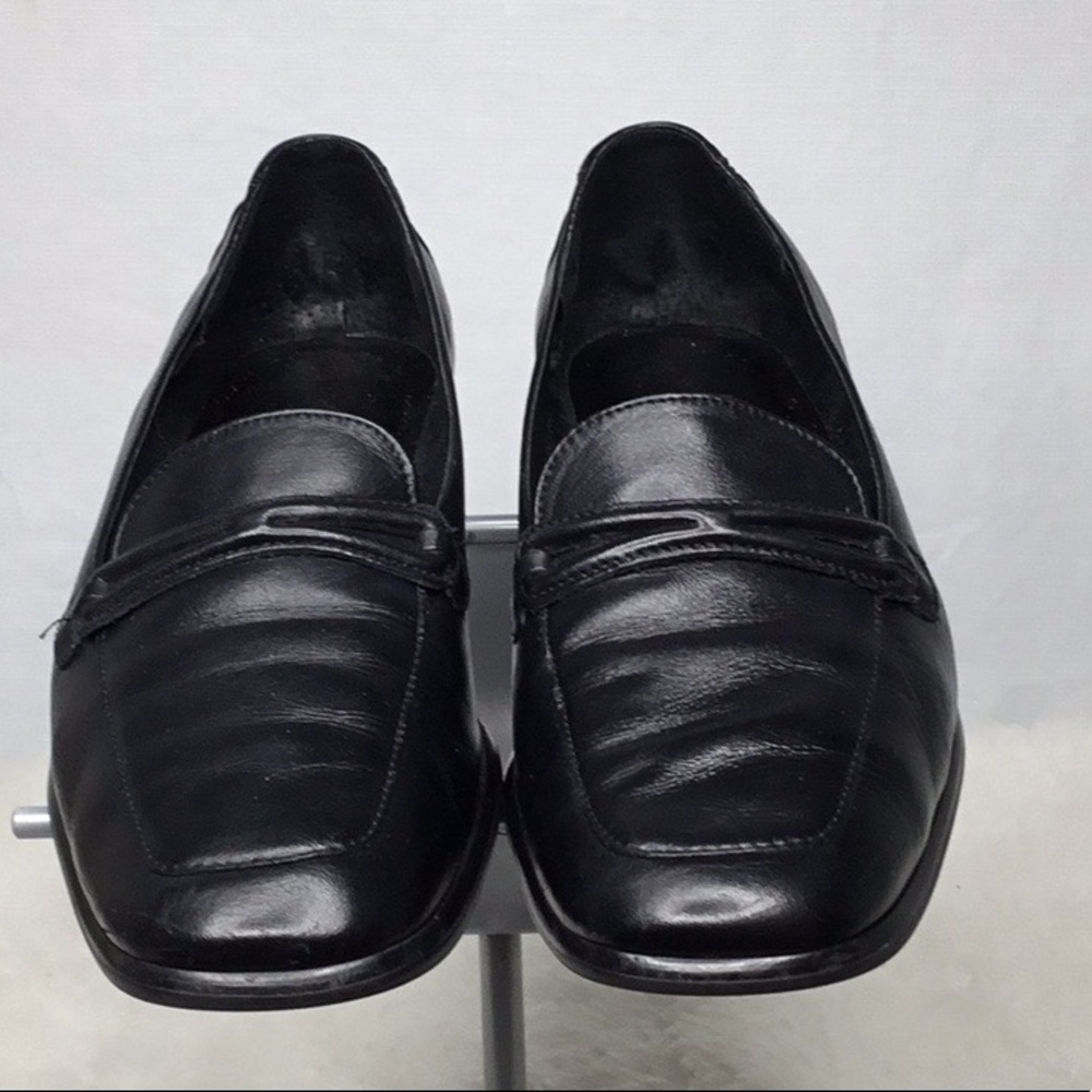 Etienne Aigner Women’s Size 8.5N Stella Classic Black Leather Oxford